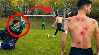 BRUTAL PAINTBALL PENALTY CHALLENGE😱 [upl. by Eiryk652]