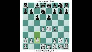 A beautiful Knight checkmate । Caro kann defense । Caro kann । chess tricks । The Master Tricks [upl. by Jehovah]