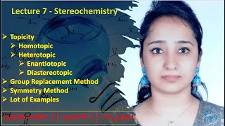 Stereochemistry  Topicity Homotopic Enantiotopic Diastereotopic  CSIRNETGATEIITJAM [upl. by Ahsimak509]