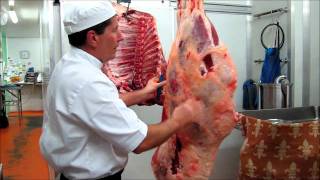 Part 1  How to bone a hind quarter of beef demonstration by Master Butcher Michael Cross [upl. by Cherianne]