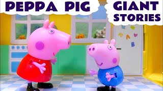 Peppa Pig Toy Stories with Pepa and George 1 HOUR [upl. by Yelsnit]