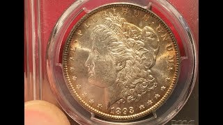 PCGS unboxing 1942 proof set grading Morgan dollars [upl. by Ardnwahs]