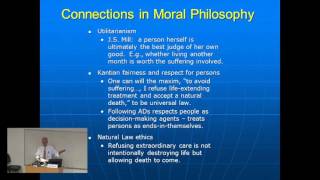 Introductory Lectures on Bioethics Lecture 3  Advance Directives Compelling and Problematic [upl. by Ahsini244]