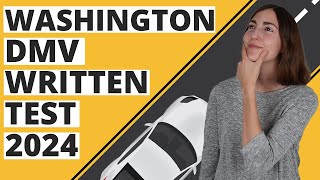 Washington DMV Test 2024 Correct Answers 100 DrivingTestPractice1B [upl. by Hance]