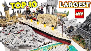 10 LARGEST LEGO SETS 2023 Edition [upl. by Eidnil]