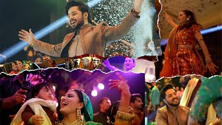 MEHNDI DANCE PERFORMANCES 😍  Areeb Ka Suprise Dance ♥️  Larki Waly Vs Larky Waly 🕺🏻💃🏻 [upl. by Samau]