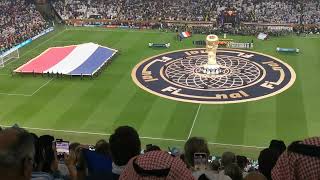 National anthems of Argentina amp France at final of World Cup Qatar 2022 Lusail Stadium 18122022 [upl. by Pooi565]