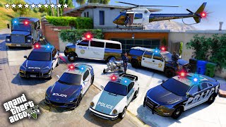 GTA V  Stealing Traffic Police Cars with Franklin in GTA 5 [upl. by Hafirahs202]