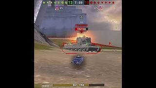 Charioteer Ammorack Explosion 💥 Troll face Edit wotblitz wotb wotbshorts [upl. by Sucram]