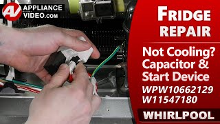 Refrigerator Start amp Run Capacitor with Relay  Diagnostic amp Repair  Factory Technician [upl. by Robillard652]