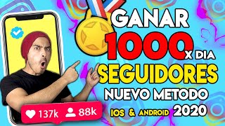 🥇Cómo GANAR SEGUIDORES Reales en INSTAGRAM 2020 FÁCIL RÁPIDO y GRATIS PARA IOS Y ANDROID🔥 [upl. by Leeda]