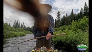 JMB Vlog 205  Quickwater Canoe Poling Trip [upl. by Atilegna]