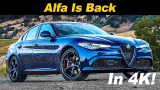 2018 Alfa Romeo Giulia Review and Road Test In 4K UHD [upl. by Animaj]