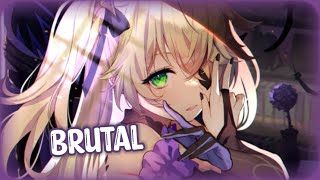 Nightcore↬Brutal  Olivia Rodrigo Lyrics [upl. by Seif943]