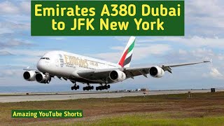 Emirates A380 Dubai to JFK New York emirayes a380 planespotting landing takeoff a380lovers [upl. by Parish301]