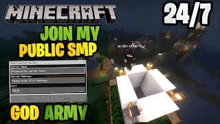 minecraft live playing with subscribers  minecraft live  smp live  javabedrock minecraftlive [upl. by Oirretna986]