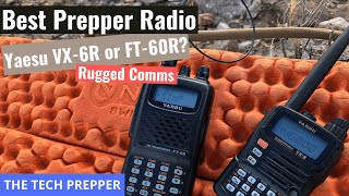 The Best Prepper Radio  Yaesu VX6R vs FT60R [upl. by Aihcela]