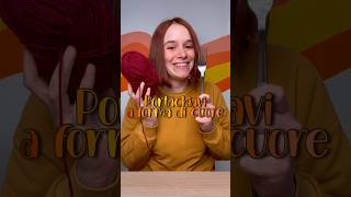 COME FARE UN PORTACHIAVI A FORMA DI CUORE CON I PON PON TUTORIAL [upl. by Arias]