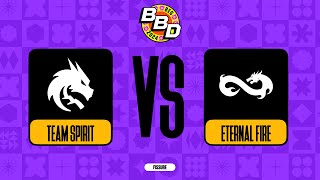 EN Team Spirit vs Eternal Fire  BetBoom Dacha CS2 Belgrade 2024 Playoff [upl. by Mosnar901]