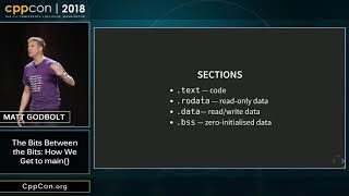 CppCon 2018 Matt Godbolt “The Bits Between the Bits How We Get to main” [upl. by Marjana]
