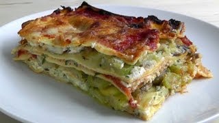 Vegetarian Lasagna How to Make recipe with easy béchamel sauce [upl. by Ahseined]