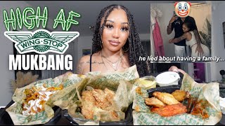 HIGH WINGSTOP MUKBANG STORYTIME My Worst Situationship Ever [upl. by Rosette813]