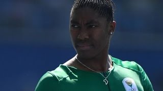 Caster Semenya runs in 800m semifinal at Rio Olympics plus track [upl. by Maximilian]