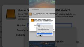 Como formatear SSD en Mac macminim2 ssd shorts [upl. by Atiuqehs]