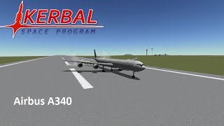 Airbus A340 retake  Kerbal Space Program [upl. by Jet928]