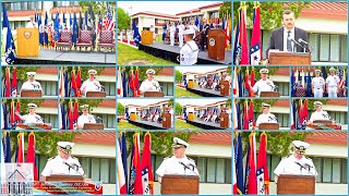 2024 Seabee Change of Command Ceremony  Emotional Military Tradition [upl. by Uchida]