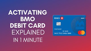 How To Activate BMO Debit Card In 2024 [upl. by Halford]