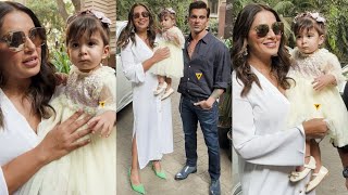 Bipasha Basu Along with Daughter Devi amp Husband Karan Singh Grover at Alana Pandays BabyShower 😍💖📸 [upl. by Cleland]