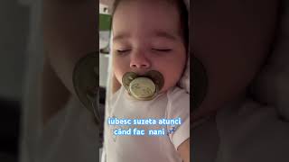 Când fac nani 💤 iubesc suzeta mea preferată ❤️ cutebaby [upl. by Nnayt]