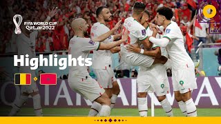 Famous win for The Atlas Lions  Belgium v Morocco  FIFA World Cup Qatar 2022 [upl. by Ikaz]