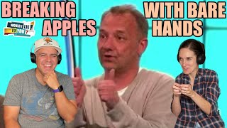 WILTY  Bob Mortimer Claims he can Break an Apple in Half with his Bare Hands REACTION [upl. by Durward]