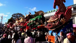 唐津くんち 御旅所神幸の朝キラキラ光る曳山 [upl. by Diraf589]