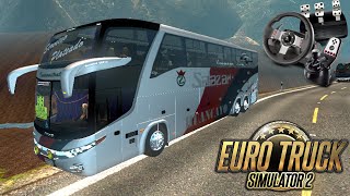 ETS2 BUS SALAZAR LimaHuancayo Marcoplo G7 1600 LD 6x2 Parte 5 con logitech g27 [upl. by Dymphia]