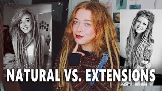 Growing Dreadlocks vs Getting Extensions  Pros amp cons [upl. by Odnama]