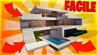 COME COSTRUIRE UNA MEGA VILLA MODERNA PAZZESCA SU MINECRAFT FACILE  Minecraft Tutorial ITA [upl. by Eseuqcaj]