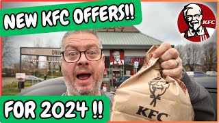 KFC  NEW OFFERS for 2024  Half price meals [upl. by Mairim]