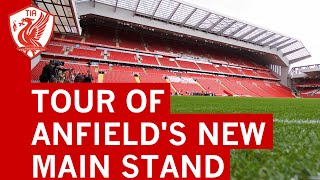 Tour of Liverpool FCs new Main Stand at Anfield [upl. by Caneghem]