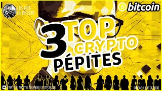 🚀 TOP 3 CRYPTO PÉPITES INCONNUES  👑 Analyse Bitcoin FR ⚡ [upl. by Arbrab]