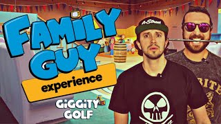 Giggity Golf  The Family Guy Experience  Los Angeles CA [upl. by Ariahaj]