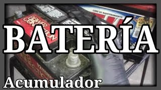 Batería Acumulador Datos Importantes [upl. by Aseram]