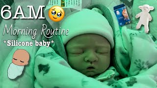 My 6AM Morning Routine With a Silicone BabyNewbornRoleplayReborn’s World [upl. by Zeba]