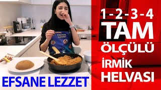 İRMİK HELVASI NASIL YAPILIR TAM ÖLÇÜLÜ TARİF [upl. by Oinesra858]