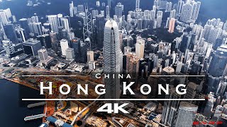 Hong Kong 🇭🇰  by drone 4K [upl. by Marcella186]