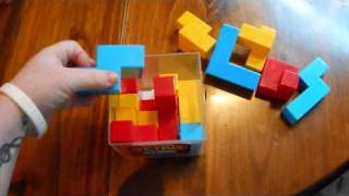 How to solve the Tetris Cube 1 [upl. by Drhacir312]