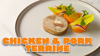 Chicken amp Pork Terrine Recipe  The PERFECT Terrine for Beginners [upl. by Eutnoj]