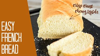 Easy French Bread Recipe with Instant Yeast [upl. by Deehsar]